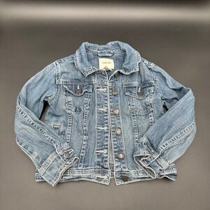 Cherokee Kids Denim Jacket Size‎ S (6/6X) Blue Jean Classic Casual